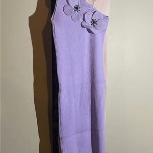 Source Unknown One Shoulder Lavender Dress